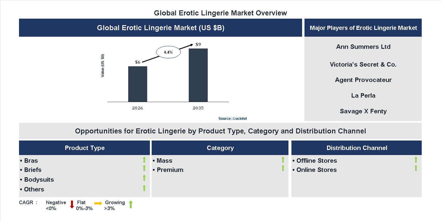 Erotic Lingerie Market Trends and Forecast